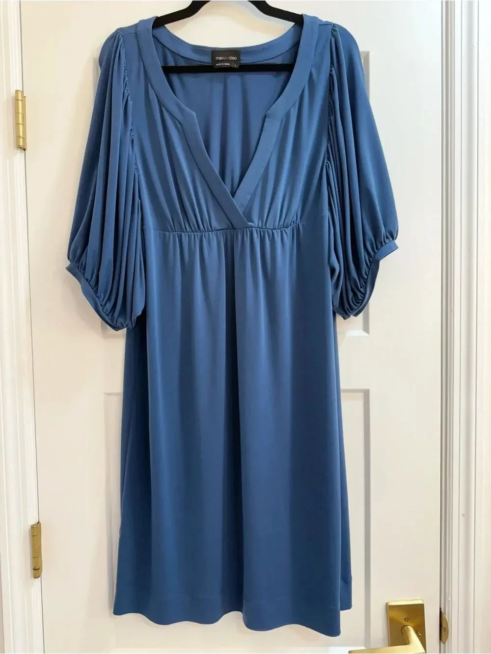 Max & Cleo Empire Waist Balloon Sleeve Dress